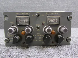 2488602-75 Learjet Transponder Selector Assembly (Damaged Screens)